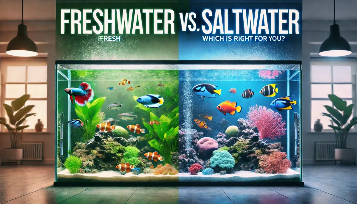 Freshwater vs. Saltwater Tanks: Which Is Right for You?